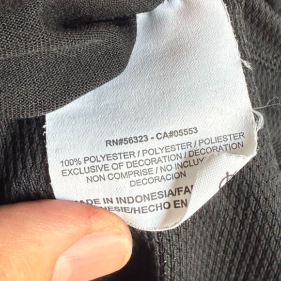 Nike Dri-Fit Black & Gray Muscle Tank Top - Picture 4 of 7